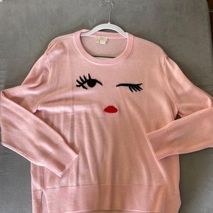 ✨ kate spade pink wink sweatshirt